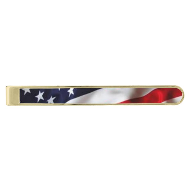 American Flag Tie Bar (Front)