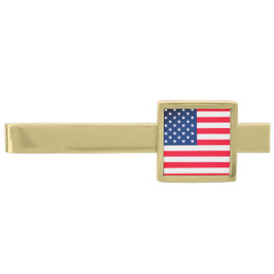American Flag Tie Bar