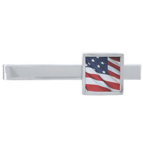 American Flag Tie Bar