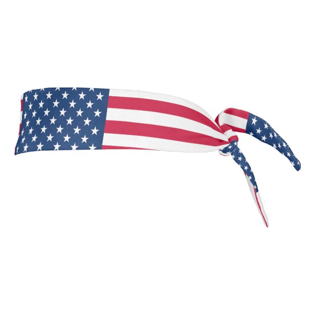 American Flag Tie Headband (Rotate 90)