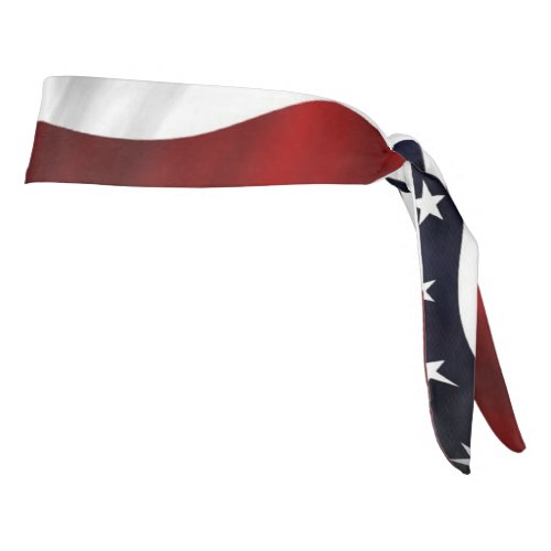 American flag tie headband