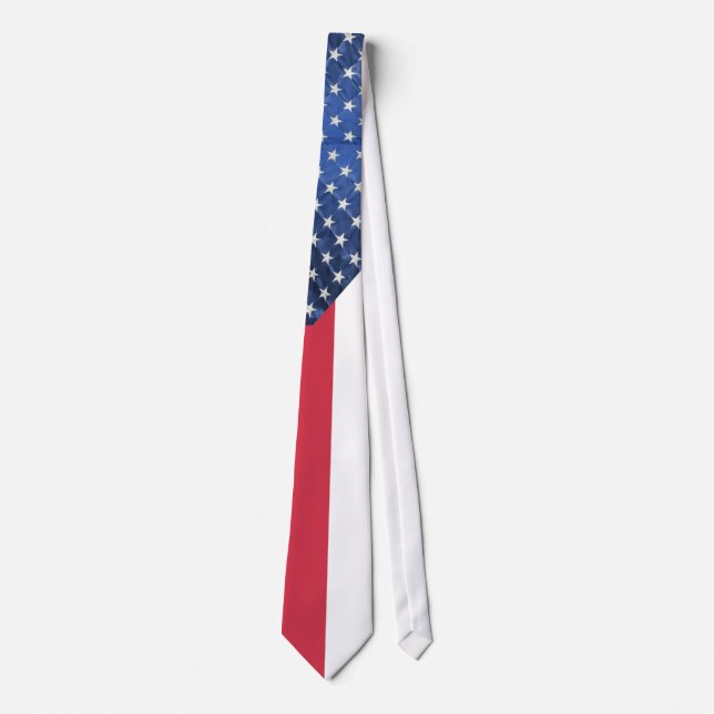 AMERICAN FLAG-TIE NECK TIE (Front)