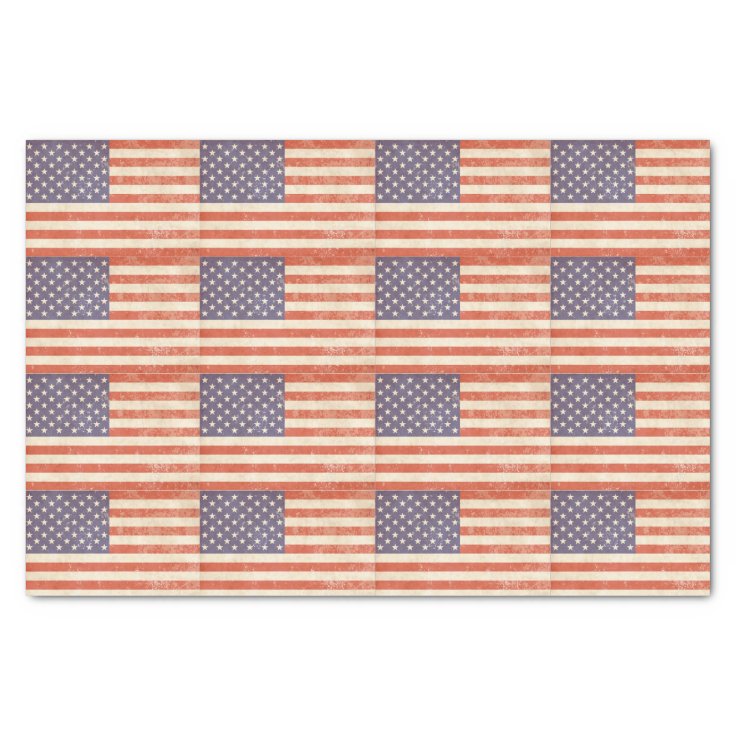 American Flag Tissue Paper | Zazzle