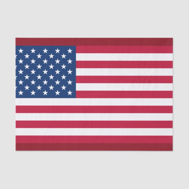 american flag tissue paper (Front)