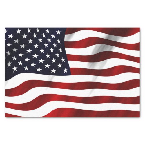 American Flag Tissue Paper