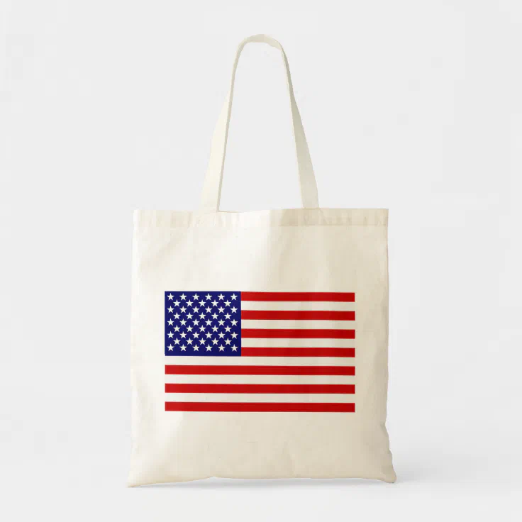 American flag tote bag | Zazzle