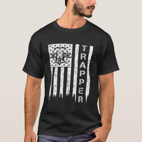 American Flag Trapping Hoodie For Men And Women Wh T_Shirt