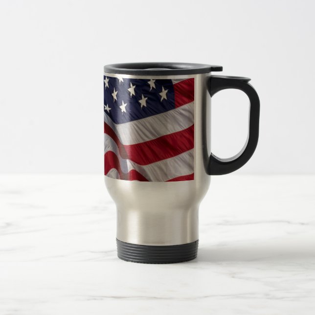 American Flag Travel Mug (Right)