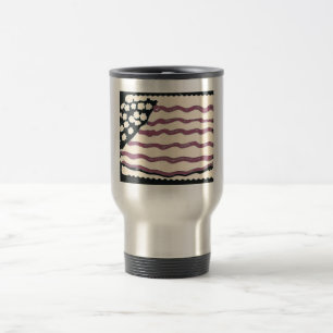 American Flag Travel Mug