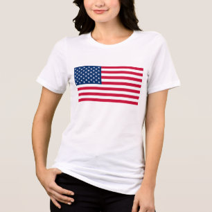 American Flag Tri-Blend Shirt