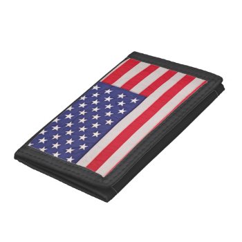 American Flag Tri-fold Wallet by Baysideimages at Zazzle