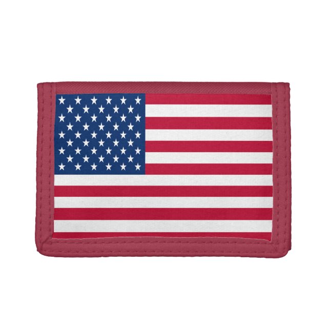 American Flag Trifold Wallet (Front)