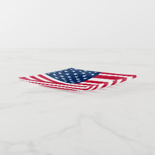American Flag Trinket Tray