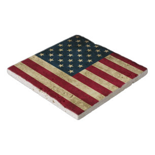 American Flag Trivet