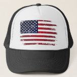 American Flag Trucker Hat at Zazzle
