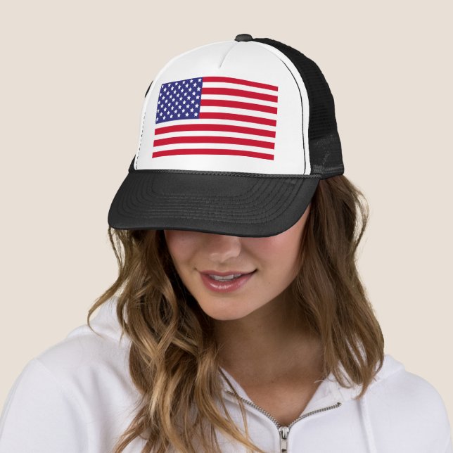 American Flag Trucker Hat (In Situ)