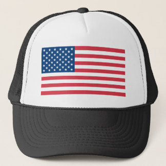 American Flag Trucker Hat