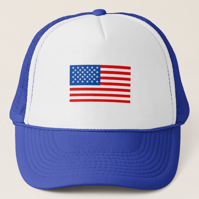 American Flag Trucker Hat (Front)