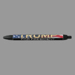 American Flag Trump 2024 Gold Patriotic Pen