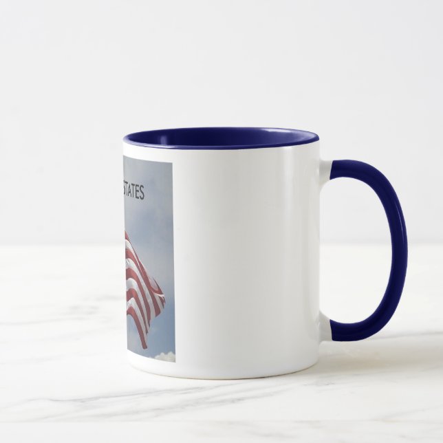 American Flag, UNITED STATES,mug Mug (Right)