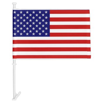 American Flag Usa Car Flag by windyone at Zazzle