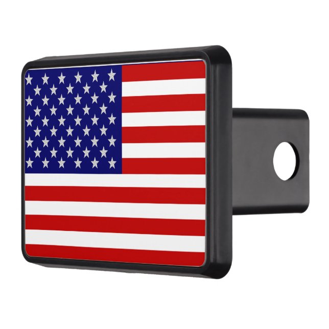 American Flag USA Car Hitch Cover (Left)