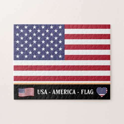 American Flag  USA country  United States Jigsaw Puzzle