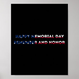 American Flag Usa Flag 4th Of July Memorial Day  Poster
