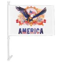 American flag, USA flag, Trump flag