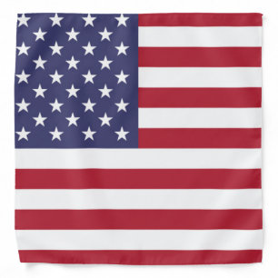 American Flag USA Independence Patriotic Bandana
