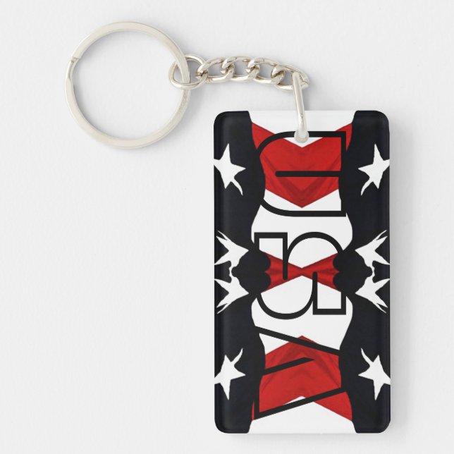 American Flag USA Keychain (Front)