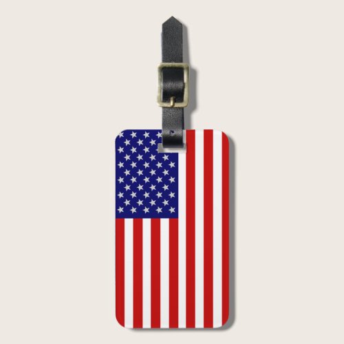 American Flag USA Luggage Tag