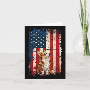 American Flag Usa Patriotic 4th Of July Card