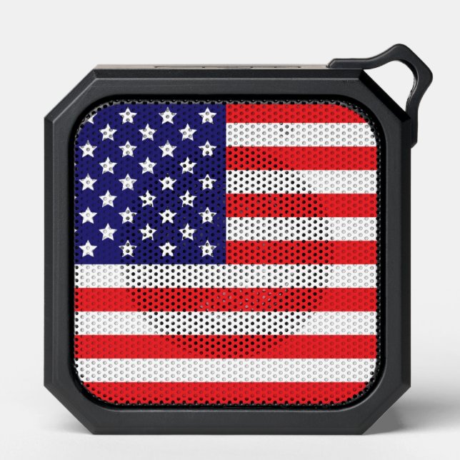 American Flag USA Patriotic Bluetooth Speaker (Front)