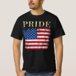 American Flag USA Patriotic Pride Flag 4th of July T-Shirt