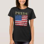 American Flag USA Patriotic Pride Flag 4th of July T-Shirt