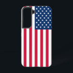 American Flag USA Patriotic Samsung Galaxy S22 Case<br><div class="desc">USA Flag Samsung Galaxy Cases or iPhone Cases - United States of America - Flag - Patriotic - Independence Day - July 4th - Customizable - Choose / Add Your Unique Text / Color / Image - Make Your Special Gift - Resize and move or remove and add elements /...</div>