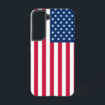 American Flag USA Patriotic Samsung Galaxy S22 Case<br><div class="desc">USA Flag Samsung Galaxy Cases or iPhone Cases - United States of America - Flag - Patriotic - Independence Day - July 4th - Customizable - Choose / Add Your Unique Text / Color / Image - Make Your Special Gift - Resize and move or remove and add elements /...</div>