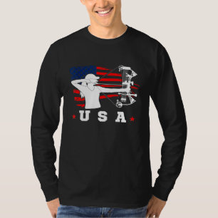 American Flag Usa Patriotic Sports American Flag A T-Shirt