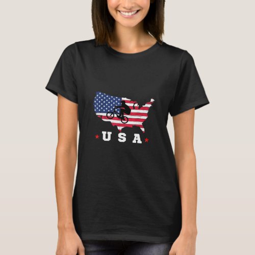 American Flag Usa Patriotic Sports American Flag B T_Shirt