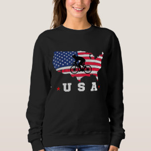 American Flag Usa Patriotic Sports American Flag C Sweatshirt