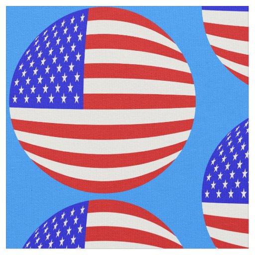 american flag usa patriotic stars stripes orb fabric