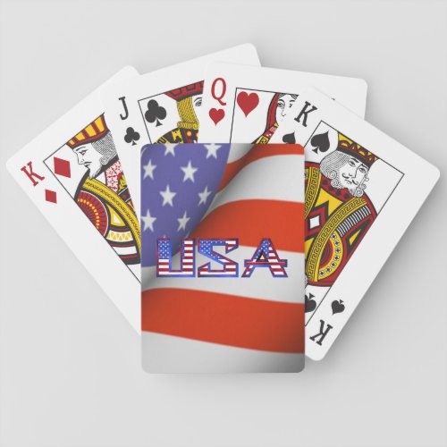 American Flag USA Playing Cards