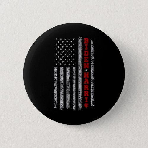 American Flag Usa Retro Harris Biden 2020 Election Button