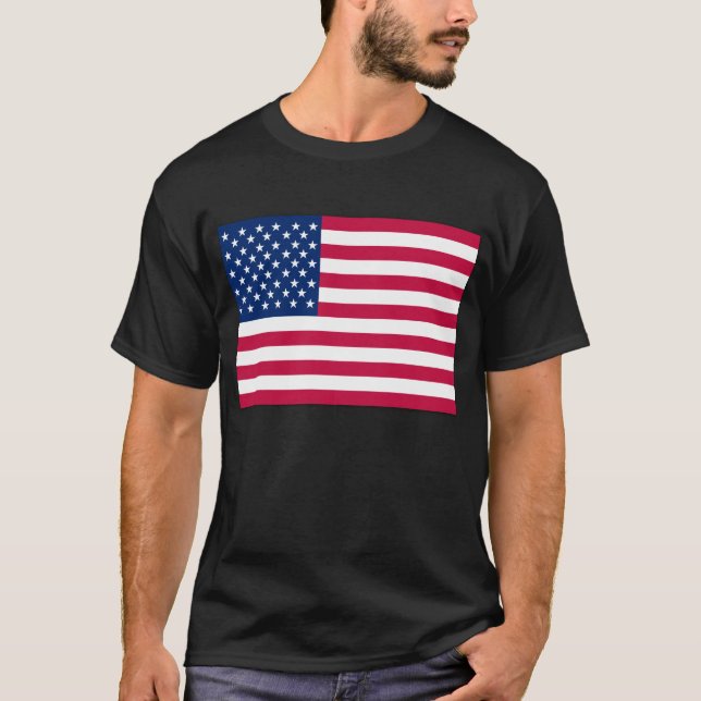 American Flag USA T-Shirt (Front)