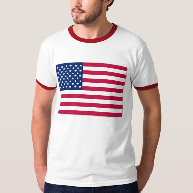 American Flag USA T-Shirt (Front)
