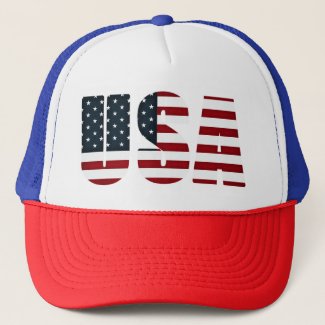 american flag - usa trucker hat