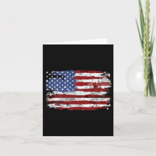 American Flag Usa United States Of America Us 4th  Card