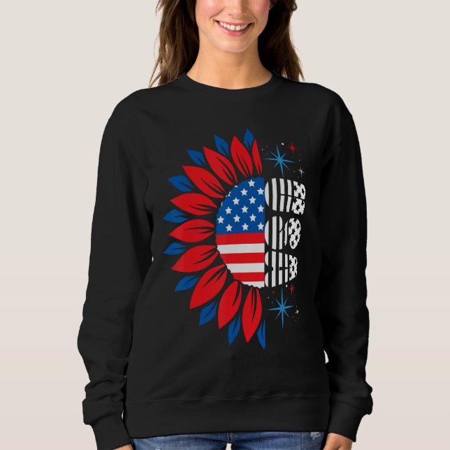 American Flag Veteran For Men Women Kids Home Of T Sweatshirt (Front)