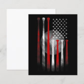 American Flag Vintage Baseball (Front/Back)
